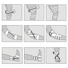 1pc Self Adhesive Elastic Bandage Wrap Stretch Self-Adherent Tape For Sports, Wrist, Ankle Breathable Cohesive Toe Tape For Wrists, Knee And Ankle Protection Gym Accessories Sales Sports Tape