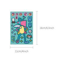 8入組漫畫數碼馬戲團貼紙筆記型電腦 吉他 滑板車貼紙 - 彩色 - 查看 2