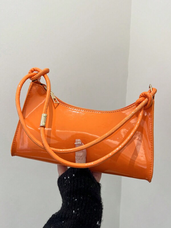 حقيبة كتف شفافة من الجيلي اللون الصلب متعددة الاستخدامات