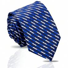 1pc Men's Classic Striped & Polka Dot Handmade Tie, Formal Business Necktie, Suitable For Banquet & Evening Formal Wear, Work & Professional Attire, Casual Italian/British Retro Style Accessories
