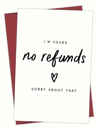 1 st "Jag är du utan återbetalning" sött och varmt kärleksjubileumshälsningskort lämpligt som present till partners (levereras med slumpmässigt färgade kuvert) Tillbaka till skolan, Tillbaka till skolan, Skolmaterial