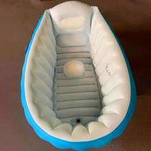 1 Portable Baby Inflatable Bathtub - Non Slip, Foldable Shower Basin, Travel Friendly, Children's Mini Air Swimming Pool - Perfect Gift For Holidays