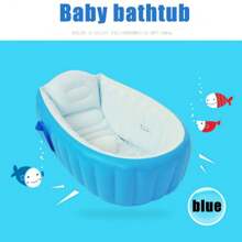 1 Portable Baby Inflatable Bathtub - Non Slip, Foldable Shower Basin, Travel Friendly, Children's Mini Air Swimming Pool - Perfect Gift For Holidays
