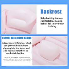 1 Portable Baby Inflatable Bathtub - Non Slip, Foldable Shower Basin, Travel Friendly, Children's Mini Air Swimming Pool - Perfect Gift For Holidays