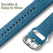 1pc Sunflower Engraved Bands Compatible With Samsung Galaxy Watch 6 Band/Watch 4/Watch 5 Band 40mm 44mm For Women Men, Samsung Galaxy Watch 6 Classic Bands/Galaxy Active 2/Galaxy Watch 3/Galaxy Watch 5 Pro 45mm, 20mm Soft Silicone Replacement Sport Strap As A Gift For Students Returning To School