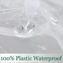 1pc Clear PVC Plastic Tablecloth, Transparent Oil-Proof Wiping Clean Table Cover, Foldable For Dining Table, Party And Camping Table Protection, Home Kitchen Decoration, Can Be Cut To Fit - Transparent - View 7