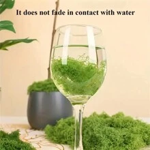 1pack DIY Artificial Moss For Home And Garden Decor - 1.05 Oz Simulation Moss Grass For Potted Plants, Terrariums, Wall Decor, Centerpieces, Fairy Gardens, Weddings, And Floral Projects