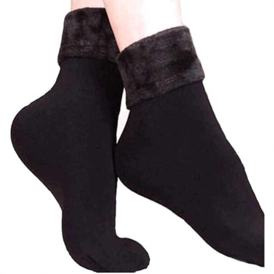 Women Leg Warmers - Black - View 1