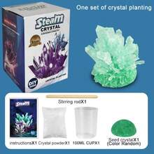 Crystal Planting DIY Science Experiment Kit, Chemical Experiment Crystallization Principle - Multicolor - View 6