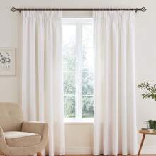 1pc Long Curtain Rods For Windows, Splicing Adjustable Curtain Rod, Single Drapery Rod With Twisted Cage Finial, Bronze/Silver/Black/Gold - Bronze - View 2