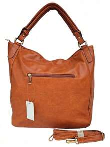 Bolsa Feminina Vintage De Ombro Reforçada o - Marrom - Visão 2