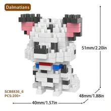 Pet Dog Cute Border Collie Corgi Teddy Toy Building Blocks Gift Ornaments Room Decoration,Border Collie,Corgi,Building Blocks,Mini Schnauzer,Cavalier Dog - SCB8841 - View 15