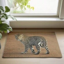 1入組客廳老虎地毯，老虎大面積柔軟卧室地毯，獅虎地墊家居裝飾地毯青少年娛樂房裝飾地毯 - 彩色 - 查看 5