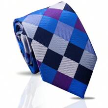 1pc Men's Classic Striped & Polka Dot Handmade Tie, Formal Business Necktie, Suitable For Banquet & Evening Formal Wear, Work & Professional Attire, Casual Italian/British Retro Style Accessories
