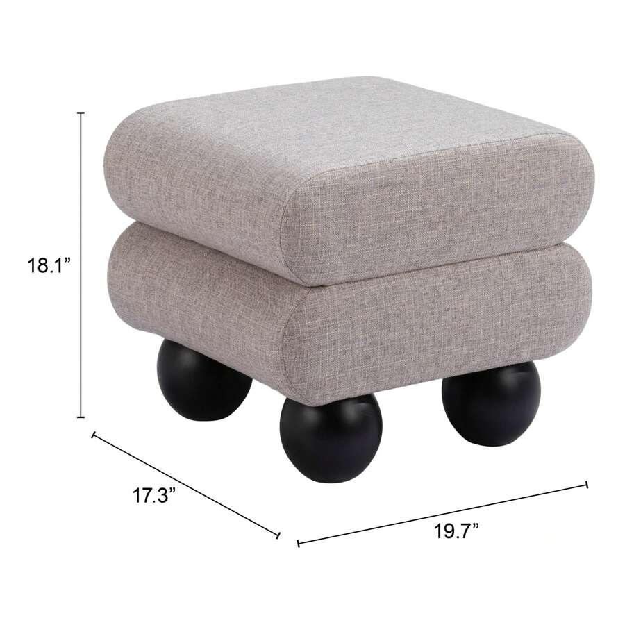 Davao Ottoman Gray SHEIN USA