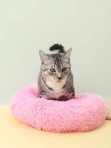 1入深度睡眠巢，適用於重量在4.5公斤以下的小型寵物，適用於貓和狗，全年適用，可愛的設計 - 彩色 - 查看 4