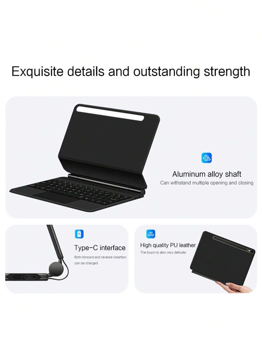 Magic Keyboard For Samsung Galaxy Tab S9 FE+ Plus S8+ S7 FE Plus 12.4