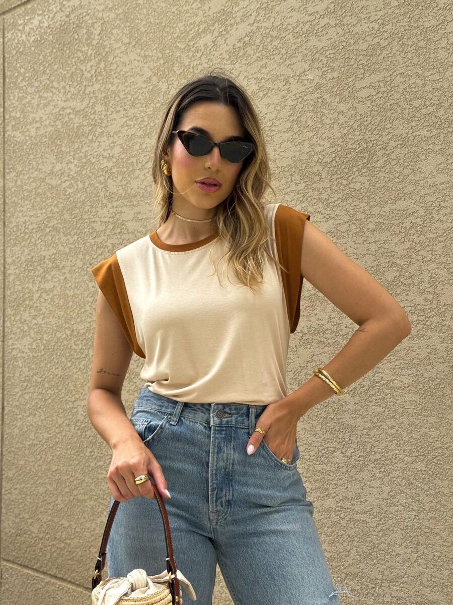 Women Tops - Màu be - Xem 1