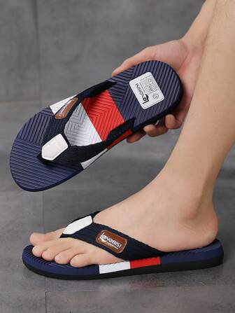 Sandalias deportivas para hombre, chanclas de moda para la playa, chanclas ligeras antideslizantes para exteriores, zapatillas casuales de unicolor para el verano