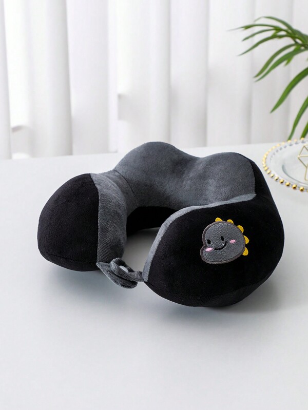 Oreiller de voyage, oreiller cervical, oreiller pour dormir, mignon oreiller en forme de U pour la tête, oreiller cervical en peluche, oreiller de voyage portable multifonctionnel