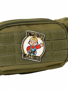 Funny Hook And Loop Patch - Can We Fix It? No, It's Fucked, Embroidered Morale Patch For Builder, Cartoon Meme Patches For Tactical Backpacks, Dog Harnesses, Vests, Bags, Hard Hats - Yellowish White - View 4