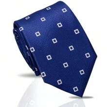 1pc Men's Classic Striped & Polka Dot Handmade Tie, Formal Business Necktie, Suitable For Banquet & Evening Formal Wear, Work & Professional Attire, Casual Italian/British Retro Style Accessories