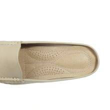 Chaussons plats décontractés faits à la main pour femmes avec fond Oxford et design de couture - Nude - Voir 7