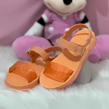 Kids Flat Sandals - 橘色 - 查看 2