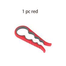 1入組8.66英寸/3.34英寸塑料防滑蓋子開啟器，現代多彩四合一尺寸瓶蓋開啟器，手動且安全的開罐工具，適用於廚房和餐廳，啤酒，開罐器 - 多種顏色 - 查看 11