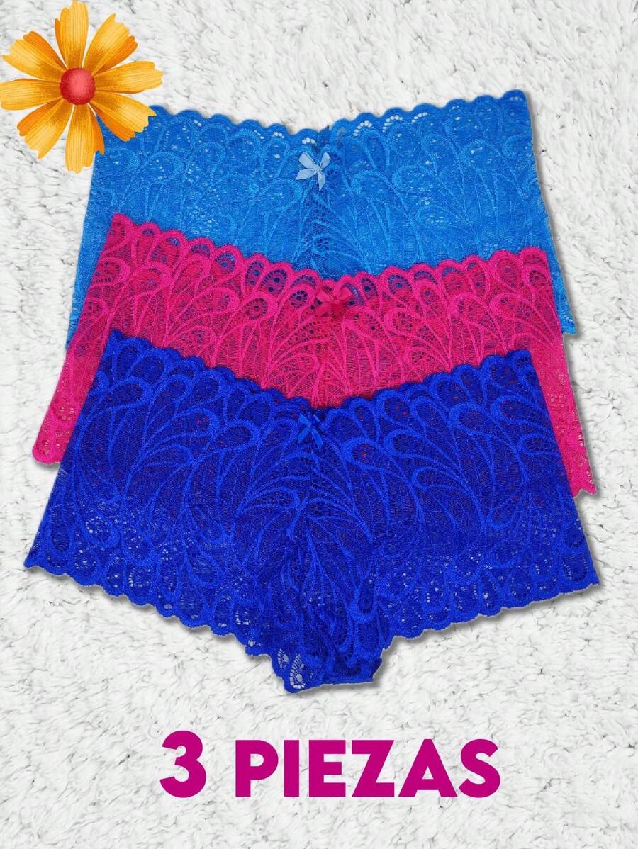 Women Briefs - 藍色 - 查看 1