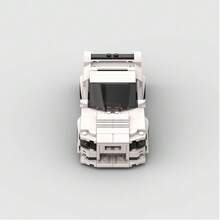 197/303/367pcs R34 White Classic Car Model Building Blocks - Super Racing  Racer City Toy For Teenager - Perfect Christmas Gift - Multicolor - View 3