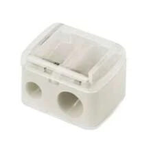 1/2/5/10PCS Double Holes Sharpener, Stainless Steel Blades, Plastic Protective Cover, Waste Catcher And Cleaning Tool,Manual Pencil Sharpener,Back-To-School Season Back To School