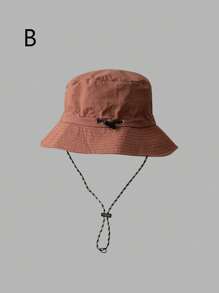 1 Peça Chapéu balde impermeável com abas largas dobráveis e tecido de secagem rápida, chapéu de sol para atividades ao ar livre para homens e mulheres