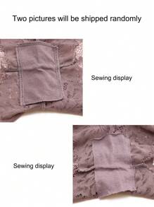 FINETOO 5pcs Women's Lace Butterfly Pattern Low-Rise Panties With Bow - Multicolor - View 10