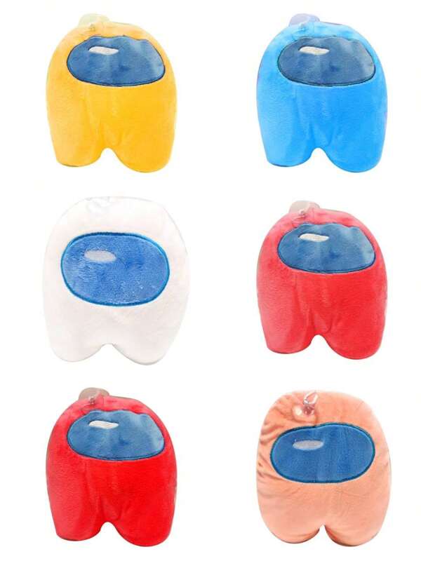 6 piezas Peluche Among Us