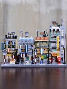 90年代老房子組裝模型，香港風格建築積木城市街景系列，可自由組合，適合收藏紀念禮品。 - 舊時光街景積木 - 查看 2