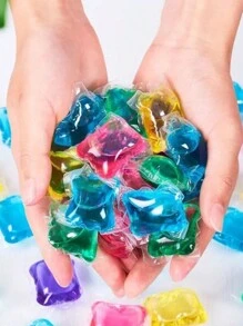 50 Capsulas Bolsas Bolsas  de Jabon Liquido para lavar Ropa con Aroma Flores - Multicolor - Ver 5