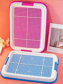 寵物狗尿盤小型狗專用便盆，防止尿洩和踩踏，防滑易清潔寵物廁所清潔用品