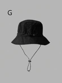 1 Peça Chapéu balde impermeável com abas largas dobráveis e tecido de secagem rápida, chapéu de sol para atividades ao ar livre para homens e mulheres