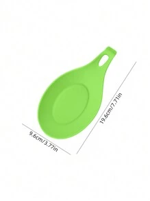 1pc Silicone Spoon Holder, Heat-Resistant Spatula Rest, Spoon Rests, Cutlery Holders And Kitchen Tools Placement, Kitchen Scoop Bracket Stand For Home Restaurant Supply - Spoon Rest - View 7