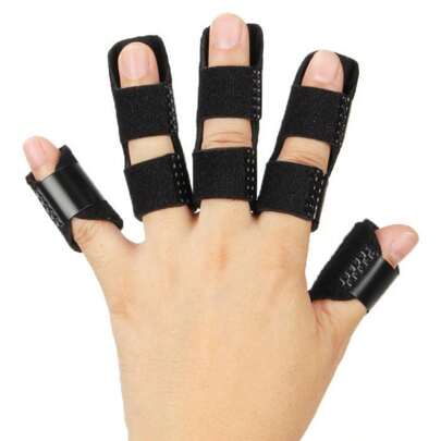 Trigger Finger Splint - Finger Brace- Fits Index,Middle &Ring Finger Thumb And Little Finger Pain  Finger Protectors For Broken/Extended Fingers/Knuckle Fixation Sports Protection