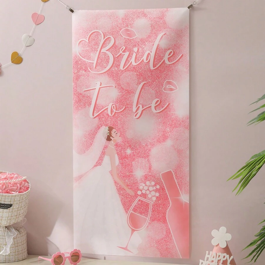 BRIDE TO BE Party Decoration Set For Bachelorette Party, 1 Set With 1 Piece - Multicolor - View 1