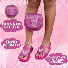 Kids Flat Sandals - 紫色 - 查看 3