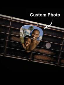 12pcs Custom Photo Guitar Pick, Custom Text Guitar Pick, Personalized Bass Guitar Accessories, Guitar Pick, Musician Gift, Guitar Pick Gift, Mother's Day Gift, Father's Day Gift, Ornamental, Exquisite, Stylish, Adorable, Colorful, Cute, Funny, Custom, Personalized, Customized, Unique, Ideal Gifts For Her, Ideal Gifts For Him, For Anniversaries, For Birthdays,Customized Musical Instruments & Accessories,Easy Comfort