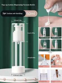 1只便攜式倒立包裝塑料小型納米噴霧瓶,酒精噴霧器消毒化妝水噴霧器可用於面部和旅行