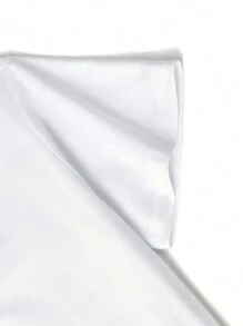 Camiseta branca casual com estampa de letra D colorida para meninos pré-adolescentes, gola redonda e manga curta, verão