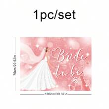 BRIDE TO BE Party Decoration Set For Bachelorette Party, 1 Set With 1 Piece - Multicolor - View 12