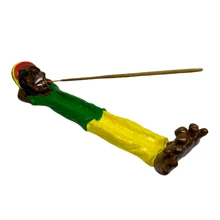 Incensários - Verde e Amarelo - Visão 1