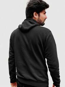 Men Hoodies - 黑色 - 查看 5