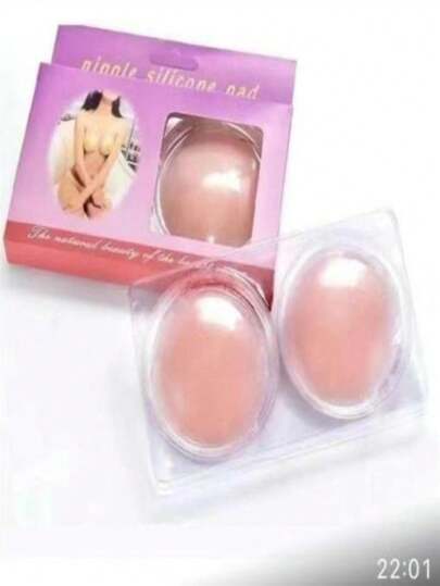 Tapa Peito Silicone Bico Sutiã Protetor Tapa Redondo de Mamilos Silicone Adesivo Reutilizavel